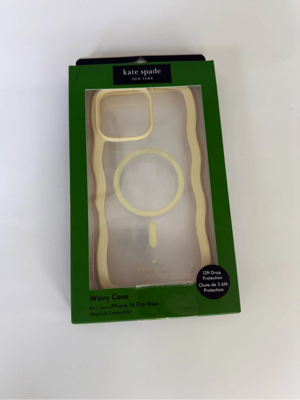 kate spade Wavy MagSafe iPhone Case in Pale Yellow